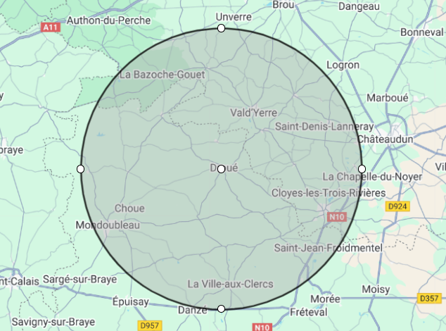 15 à 20 km